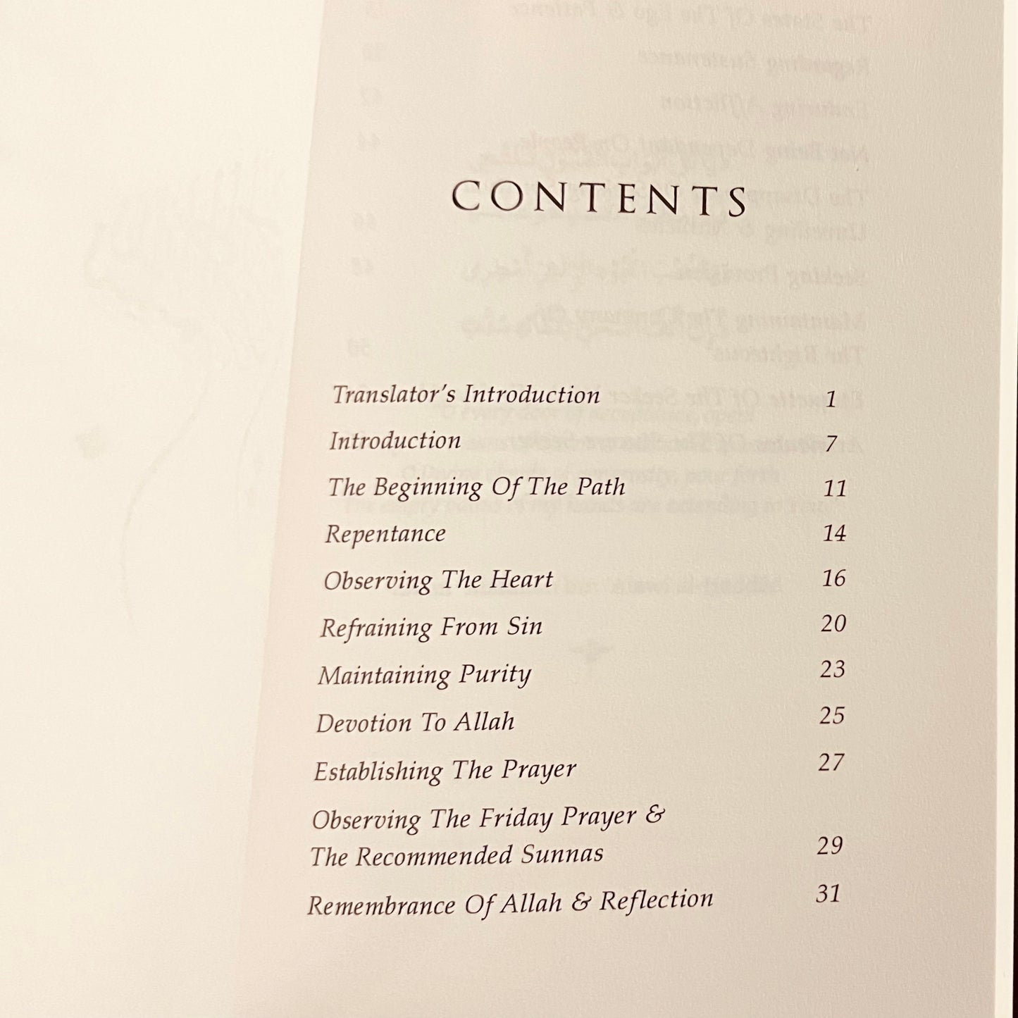 Etiquette for the Seeker on the Path