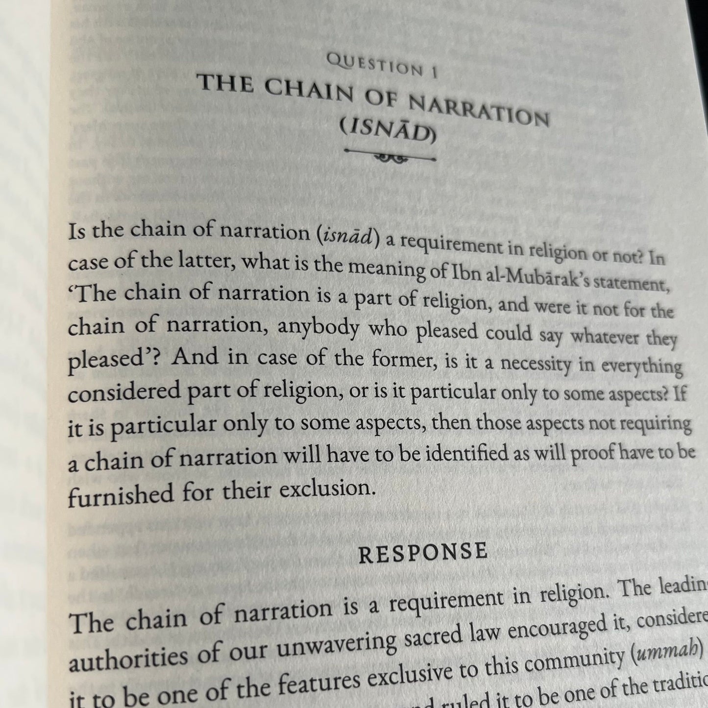 Towards Understanding Hadith: Exploring Ten Key Issues