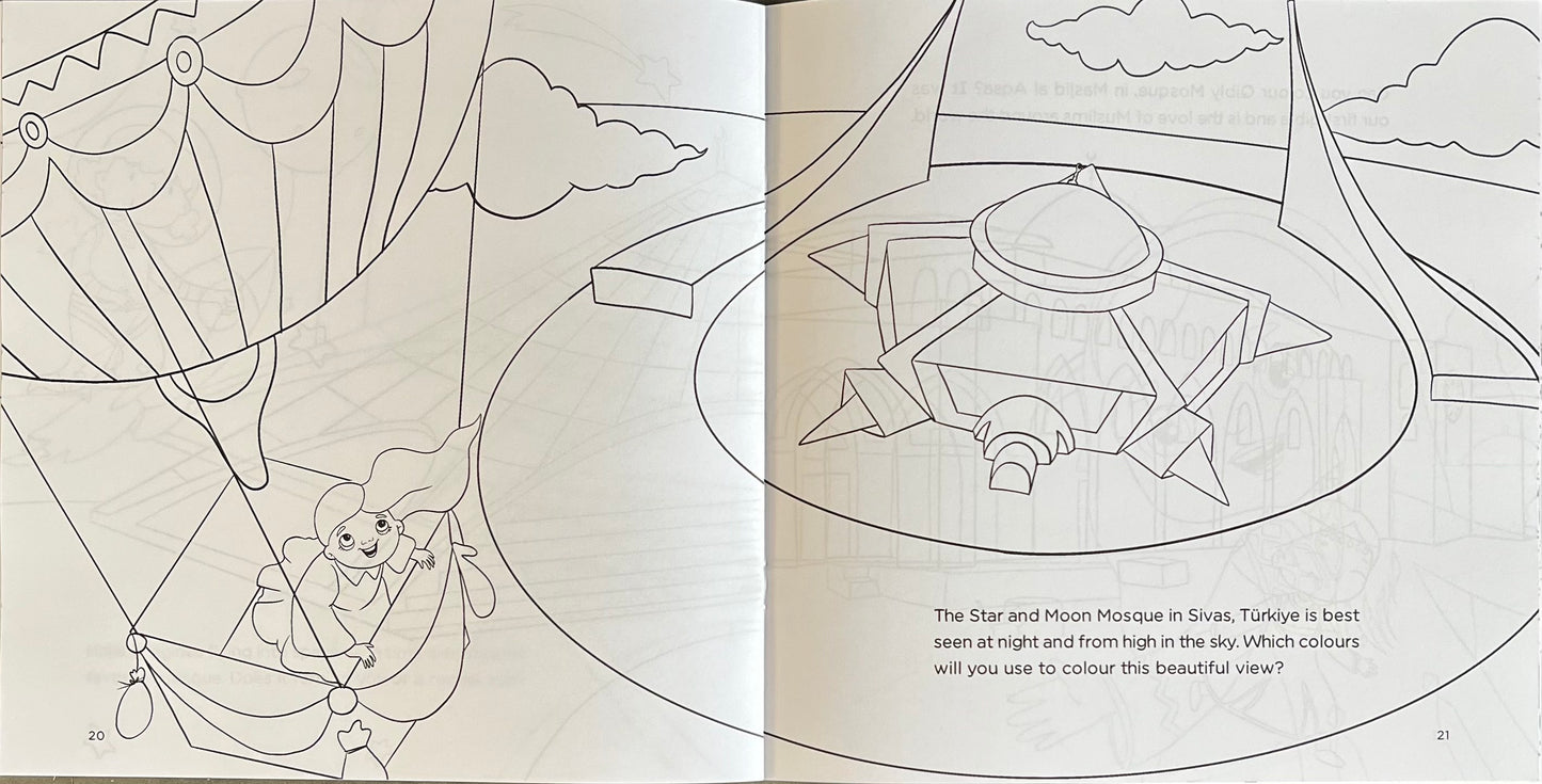 What Color is Your Mosque? Coloring Book - Islamic Children's Activity Book