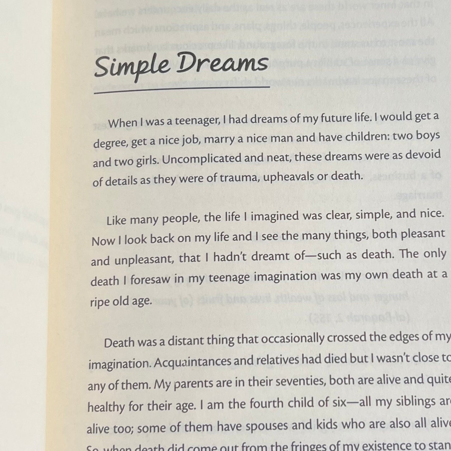 One Breath at a time: Finding Solace in Faith