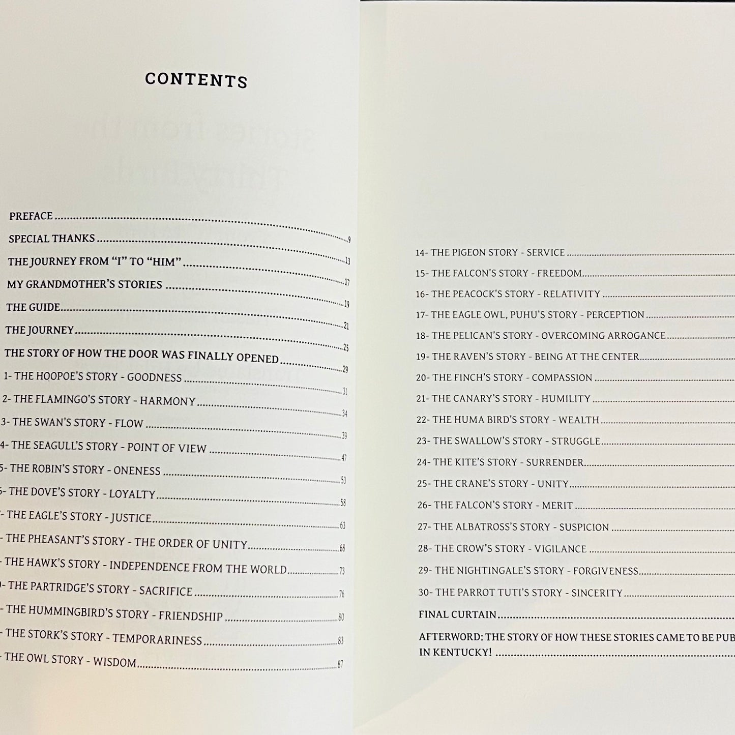 Stories from the Thirty Birds: From “I” to Him