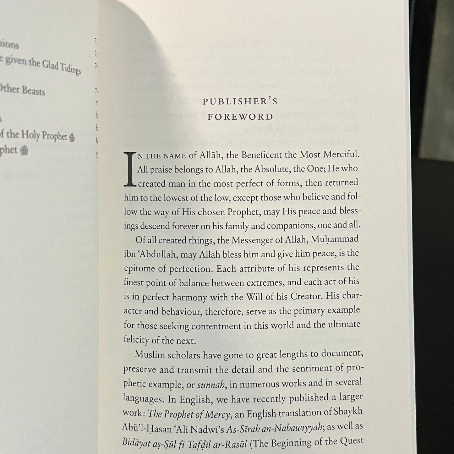 Nur al-Uyun The Light of the Eyes. A Concise Biography of The Prophet ﷺ