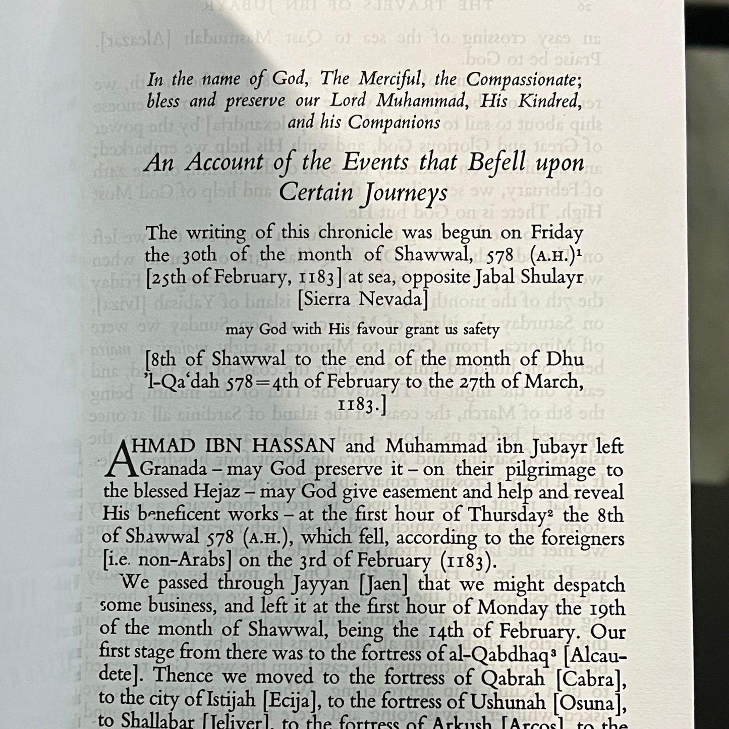 The Travels of Ibn Jubayr