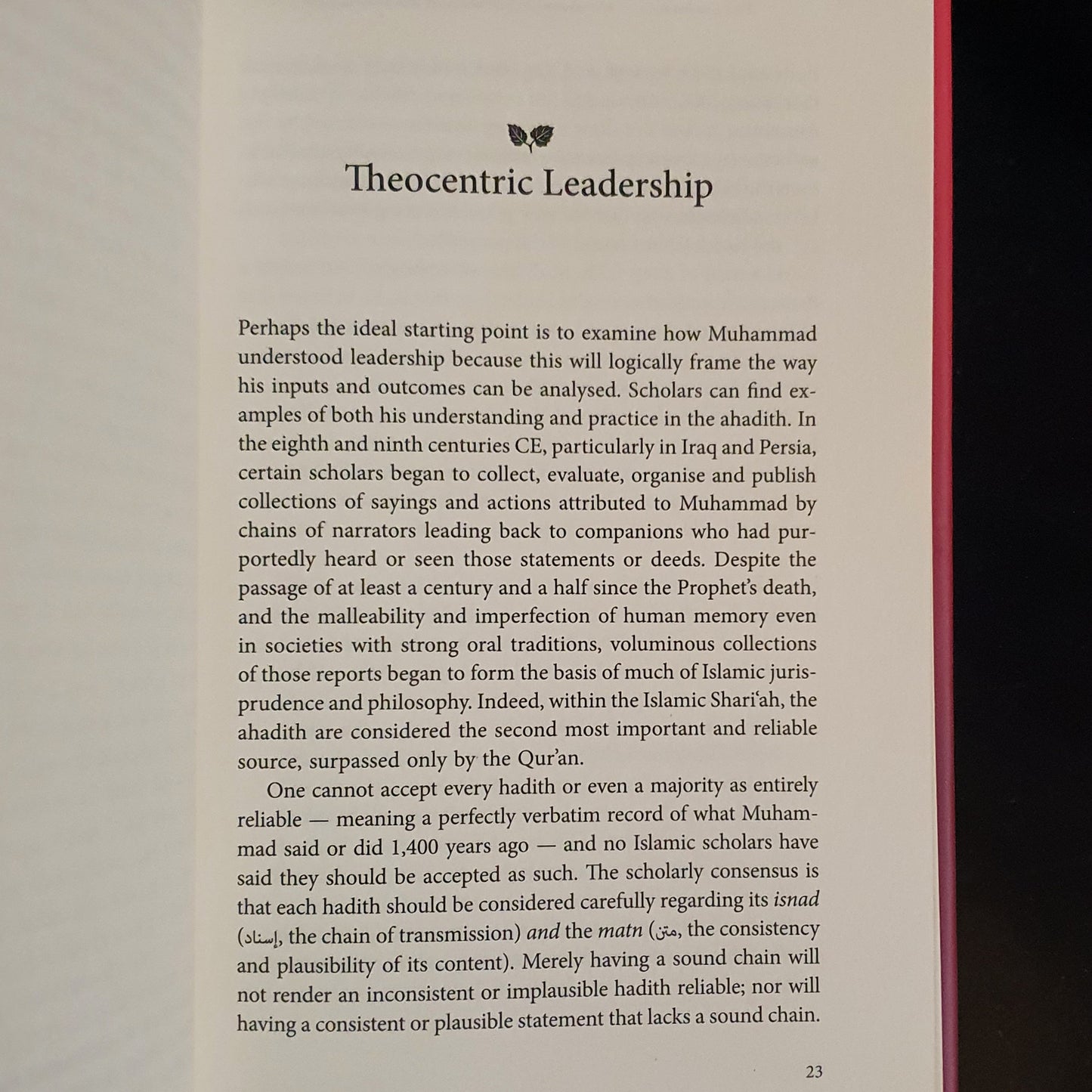 The Leadership of Muhammad - A Historical Reconstruction (HB)