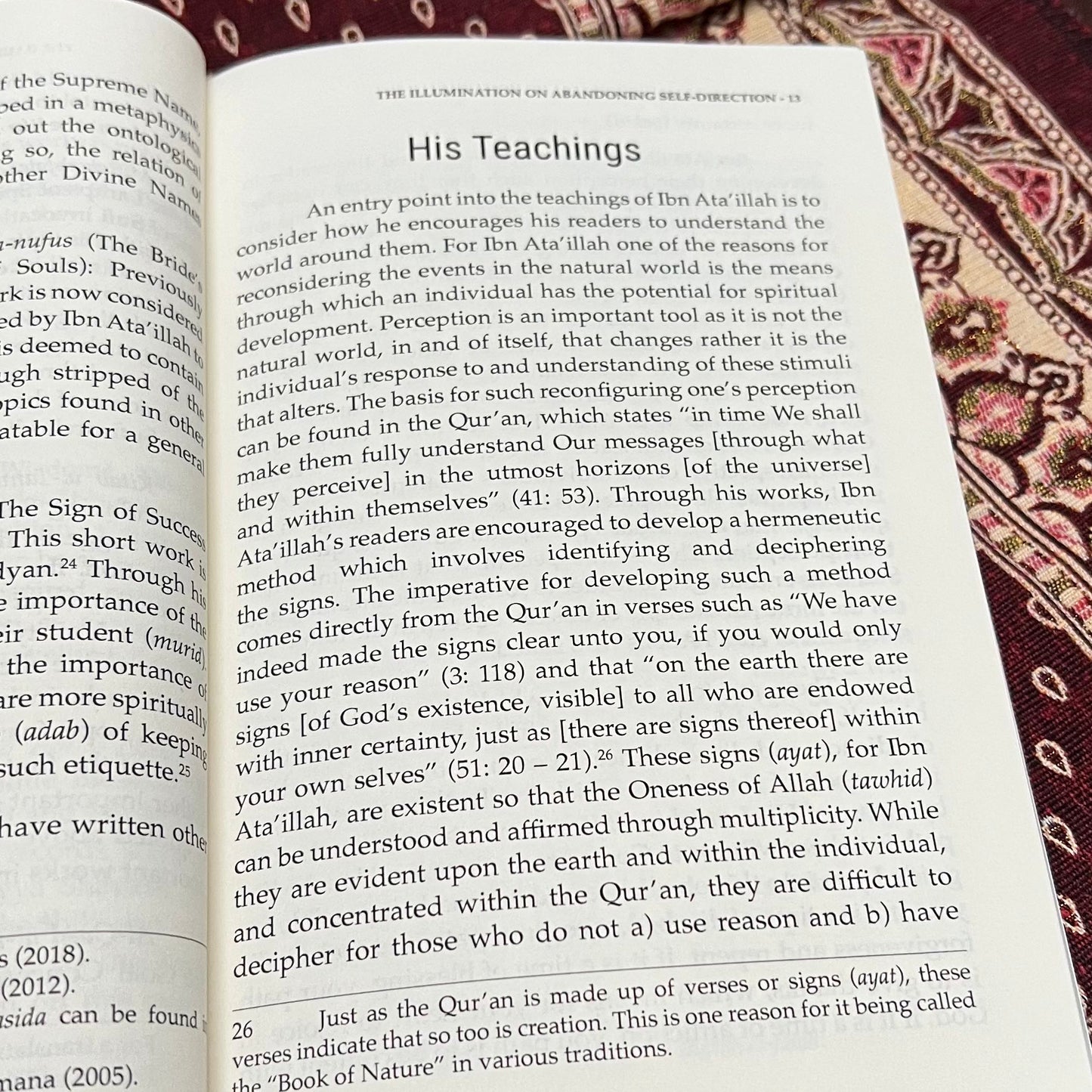 The Illumination On Abandoning Self-Direction