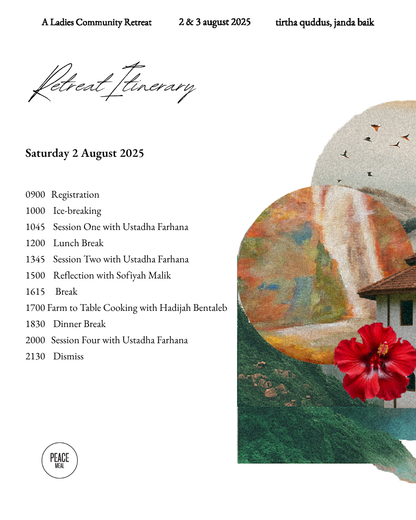 [CLOSED] A 2D1N Ladies Retreat - Saturday 2 August 2025