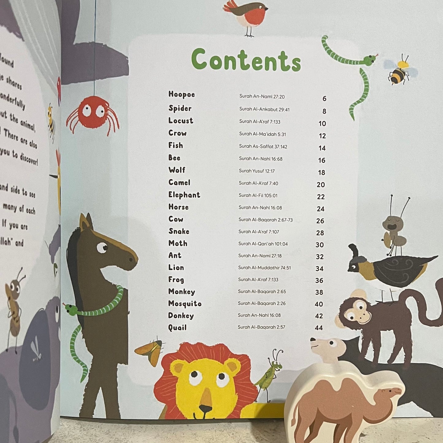 Animals in the Quran: Search and Find Book