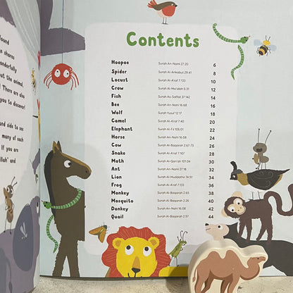 Animals in the Quran: Search and Find Book
