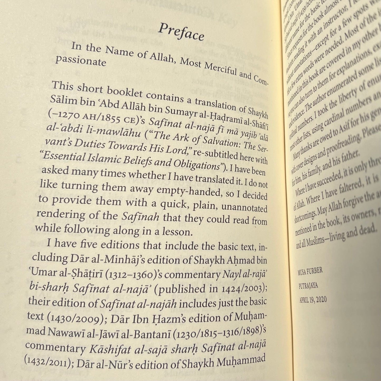 Ark of Salvation: Essential Islamic Beliefs & Obligations