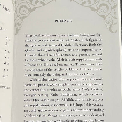 Blessed Names and Attributes of Allah (HB)