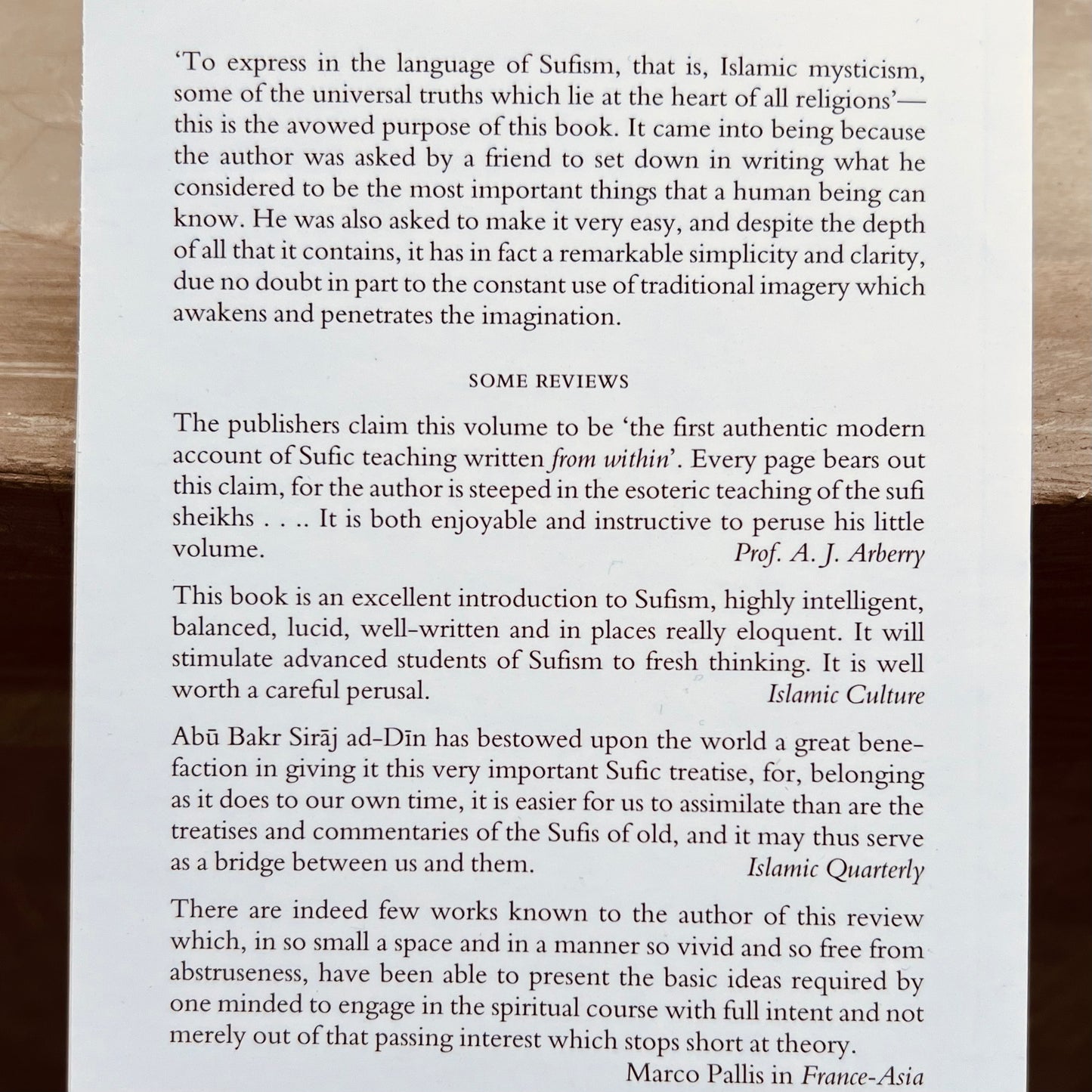 Book of Certainty: Sufi Doctrine of Faith, Vision and Gnosis