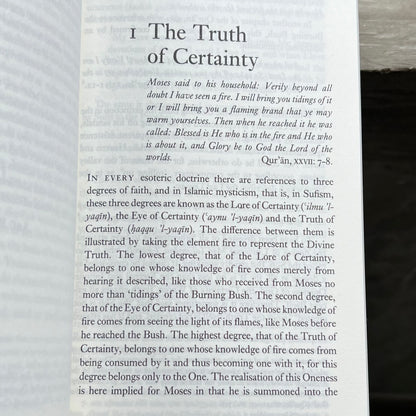 Book of Certainty: Sufi Doctrine of Faith, Vision and Gnosis
