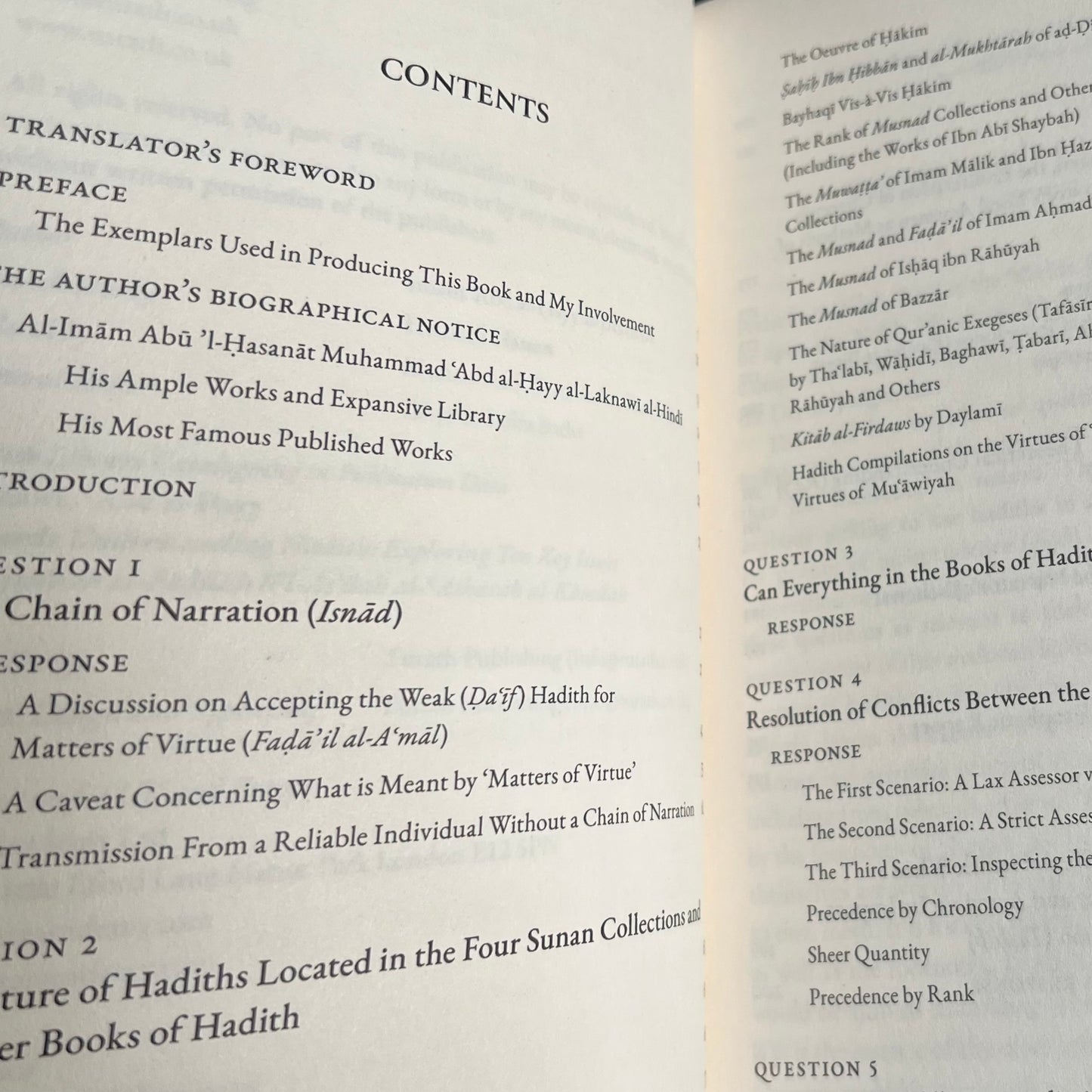 Towards Understanding Hadith: Exploring Ten Key Issues