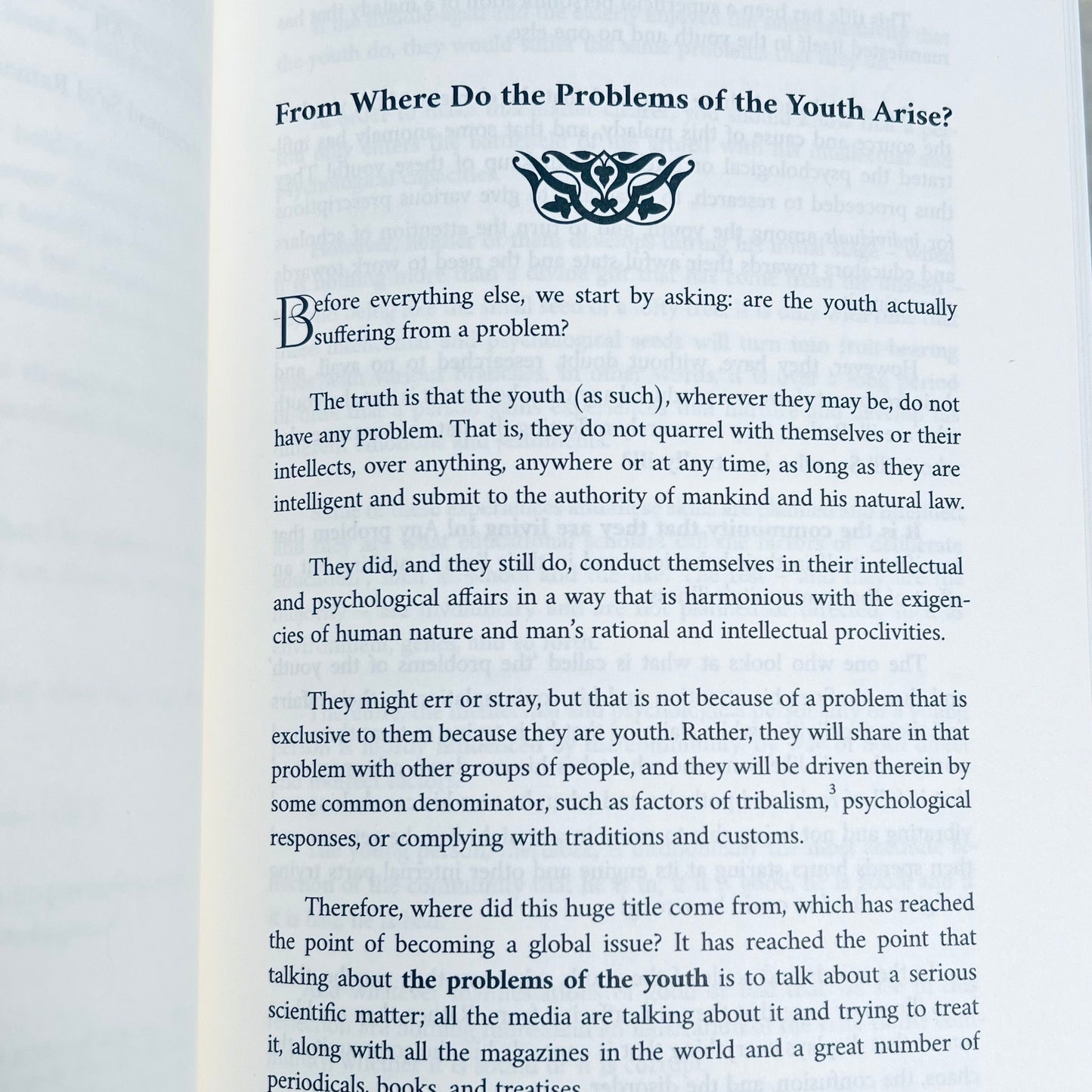 Islam and The Problems of The Youth