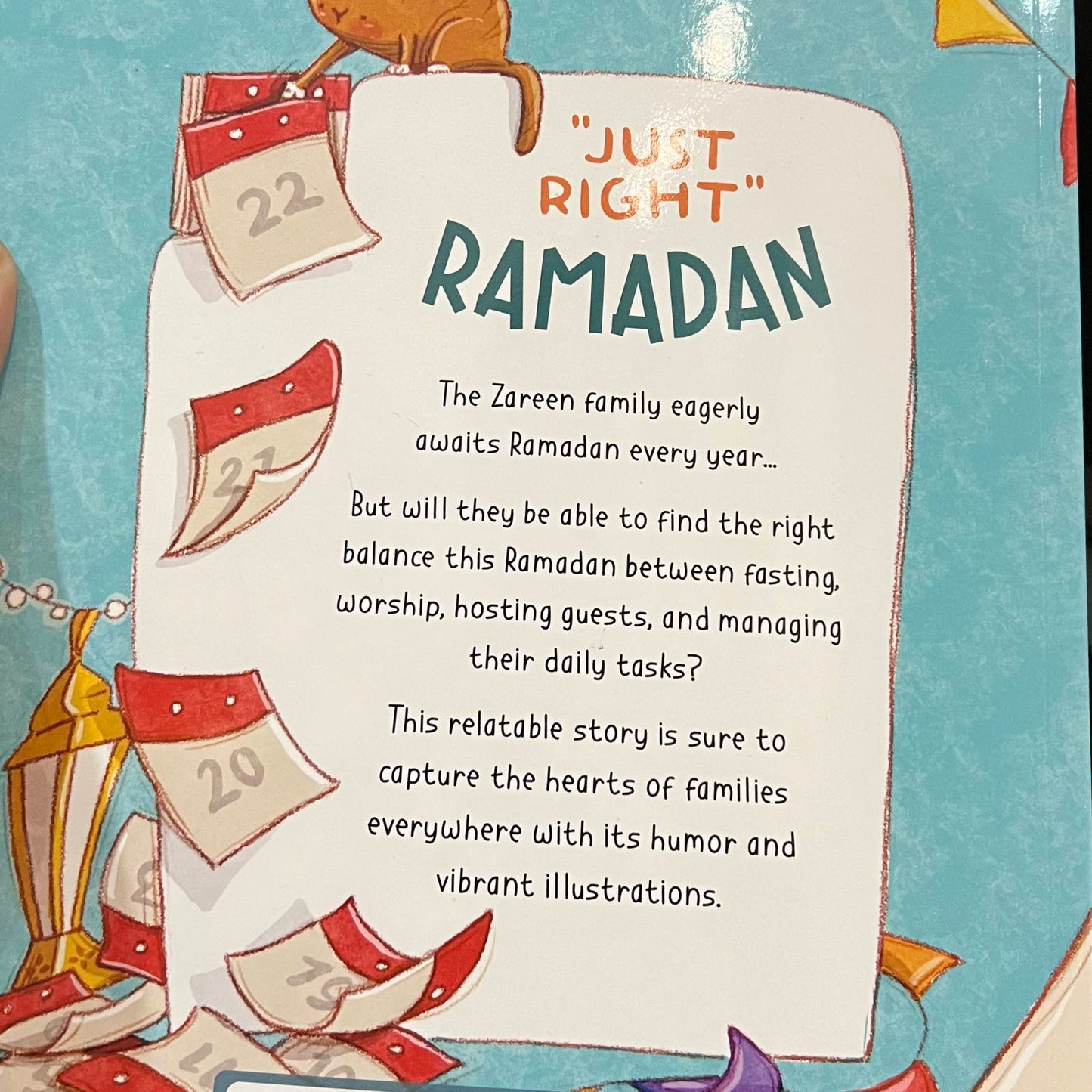 Just Right Ramadan - Islamic Children's Book