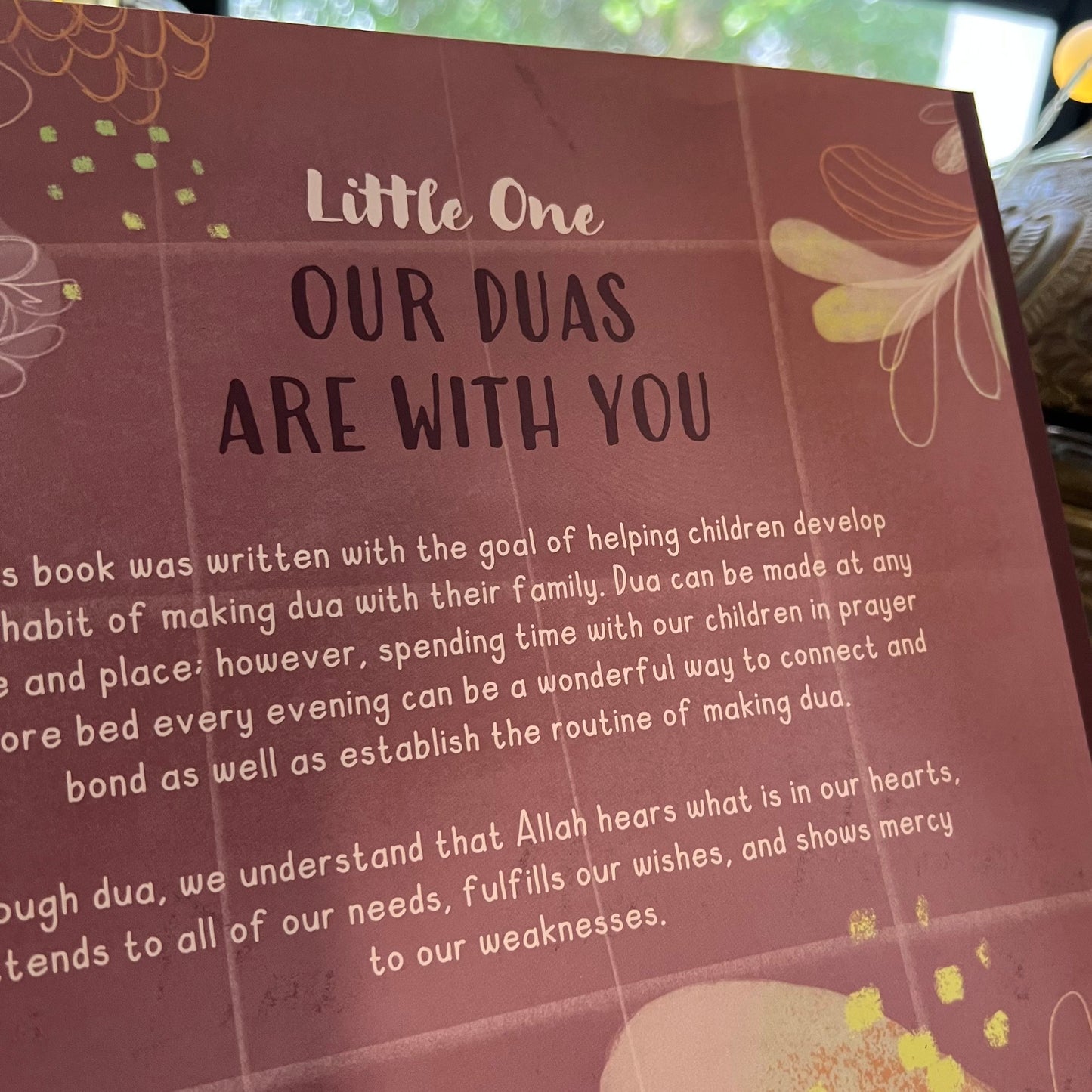 Little One, Our Duas are with You  - Islamic Children's Book