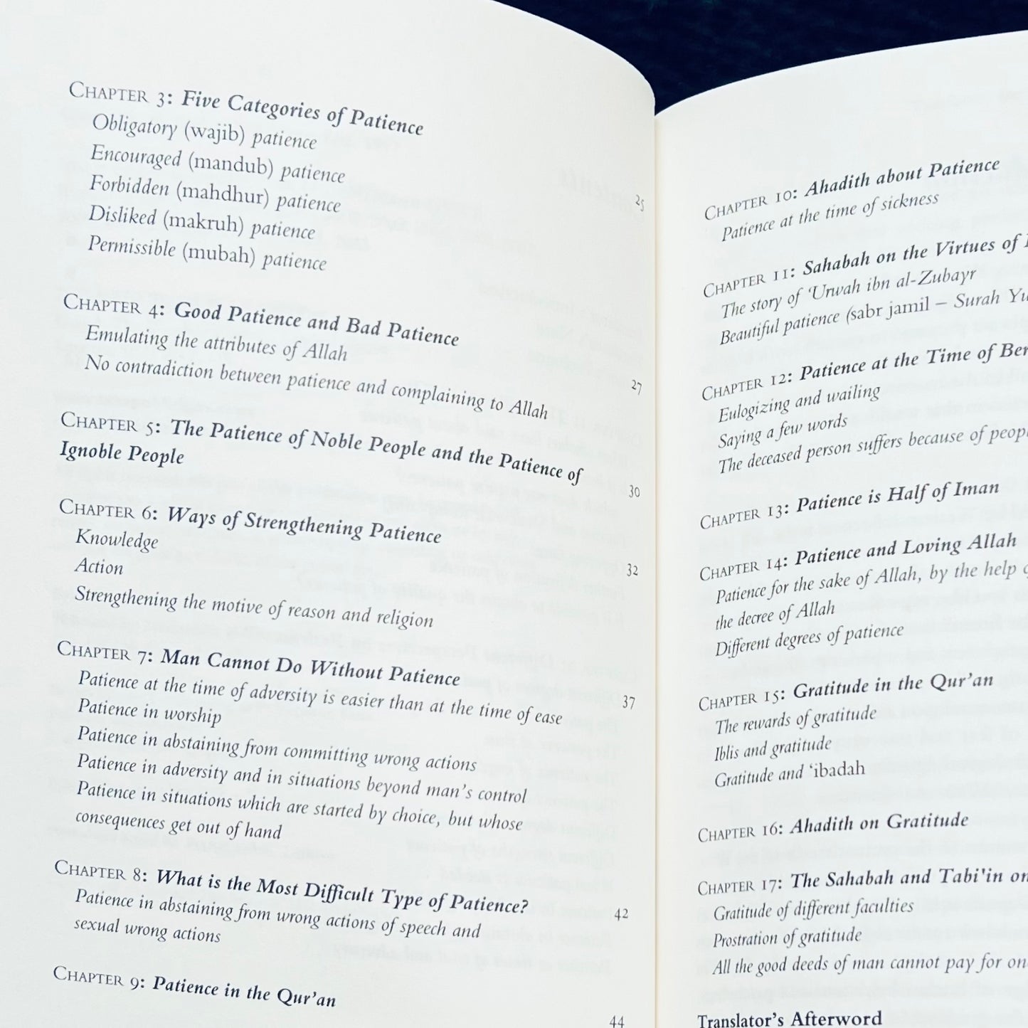 Patience and Gratitude - An abridged translation of 'Uddat as-Sabirin wa Dhakhirat Ash-Shakirin