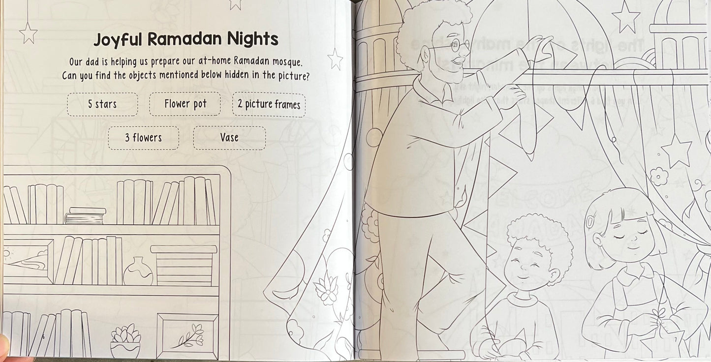 Ramadan Nights - Islamic Children's Activity and Colouring Book