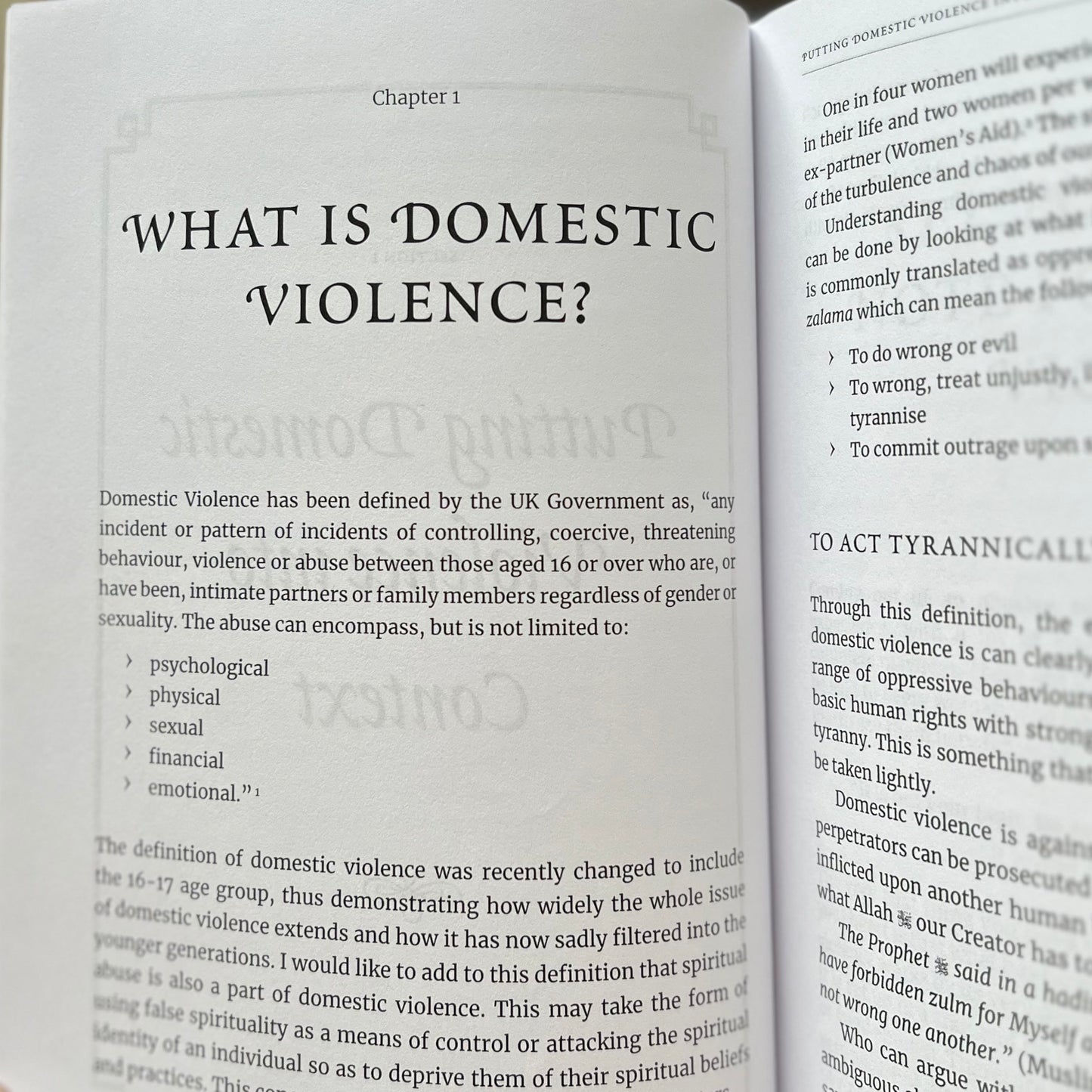 Road to Recovery; Healing from Domestic Violence