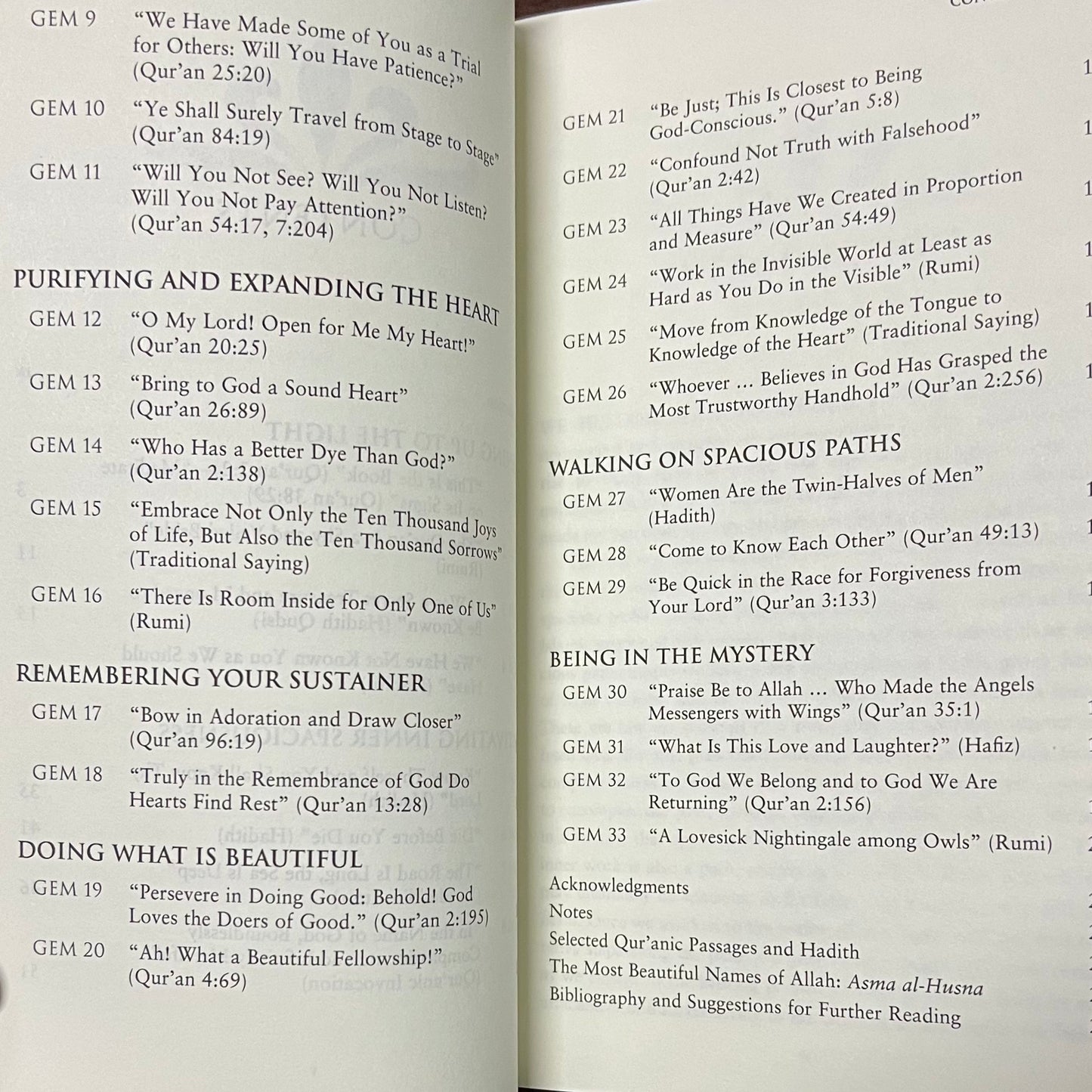 Spiritual Gems of Islam