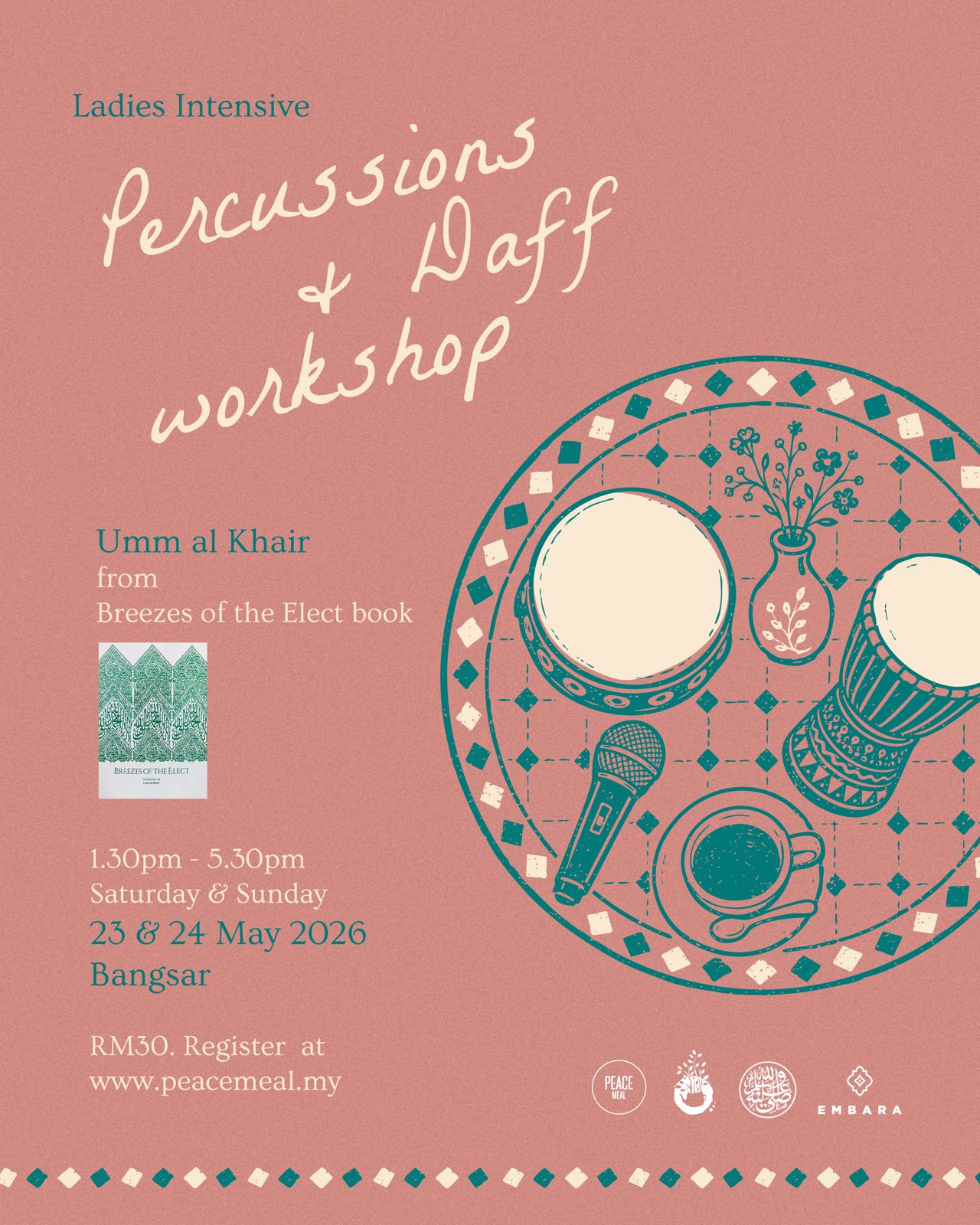 [CLOSED] Ladies Intensive: Percussions & Duff Workshop