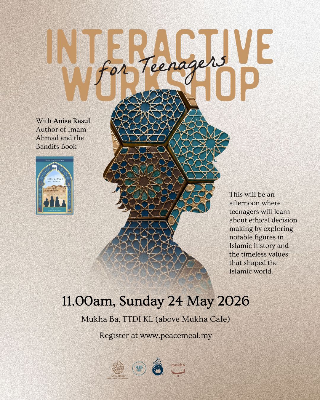 [CLOSED] Interactive Workshop for Teenagers With Anisa Rasul