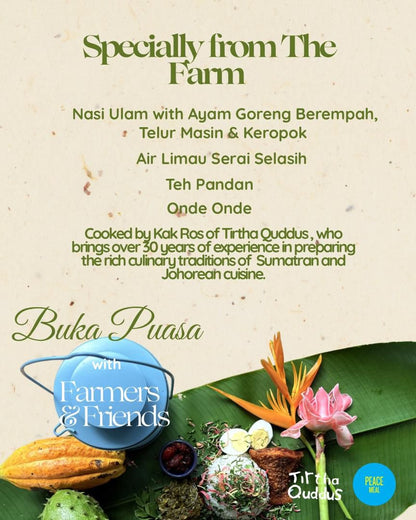 [CLOSED] Buka Puasa With Farmers & Friends