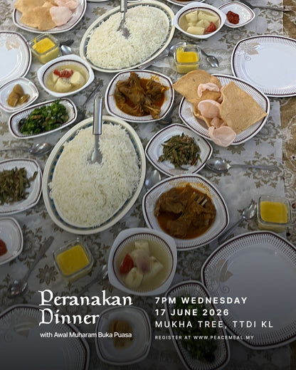 [CLOSED] Peranakan Dinner
With Awal Muharam Buka Puasa