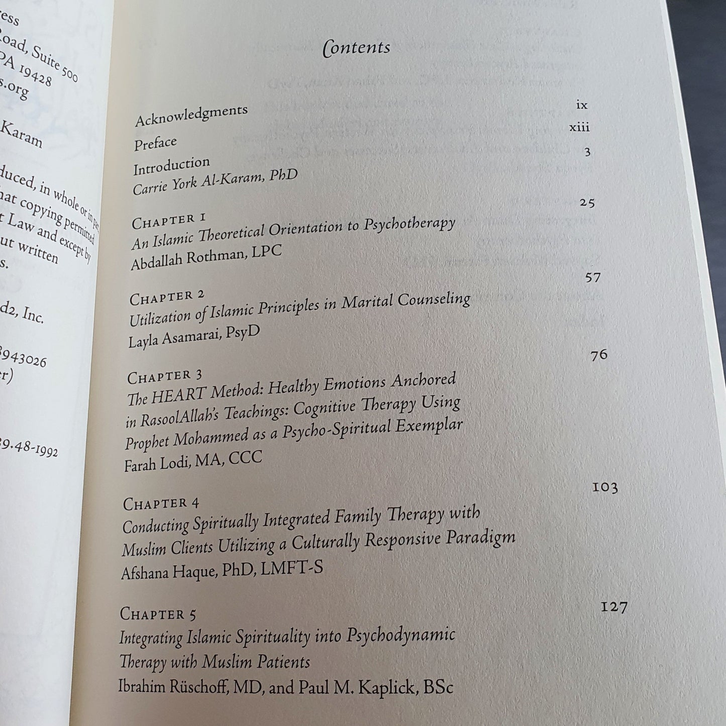 Islamically Integrated Psychotherapy