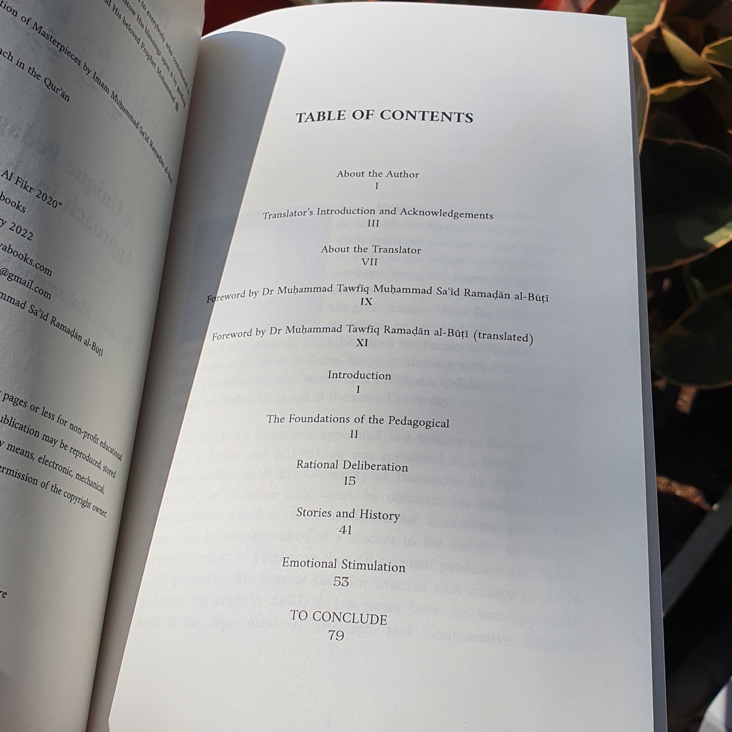 A Unique Pedagogical Approach in The Quran