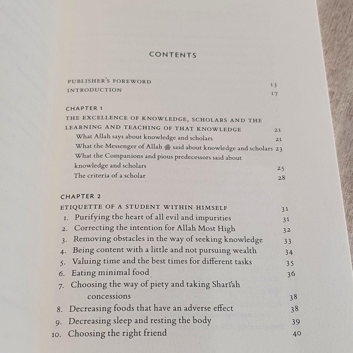 Etiquette of the Learner