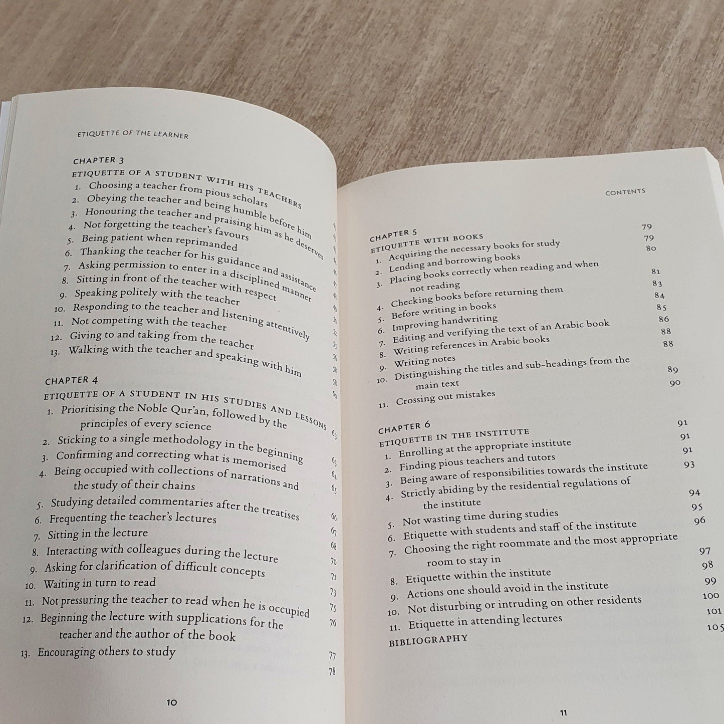 Etiquette of the Learner