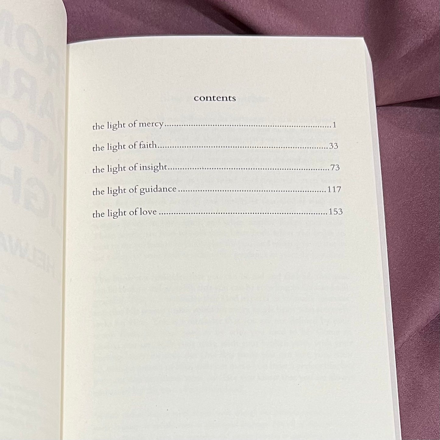 From Darkness Into Light