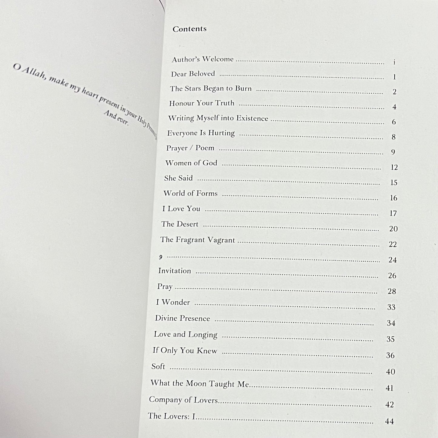 Love & Longing; Yearning For The Face of God