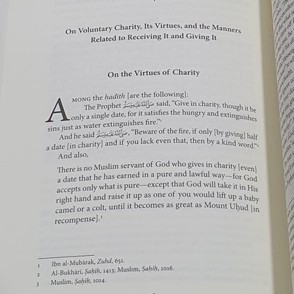 Al-Ghazali: The Mysteries of Charity and The Mysteries of Fasting.  Book 5 and 6 of the Ihya ulum al-din